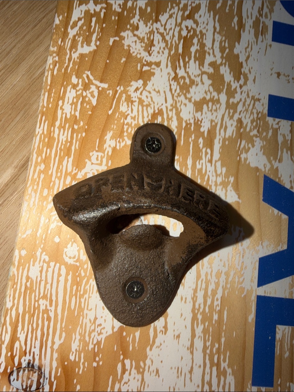 Buffalo Wall-Mounted Bottle Opener - Blue & Red NWOT - Picture 2 of 4